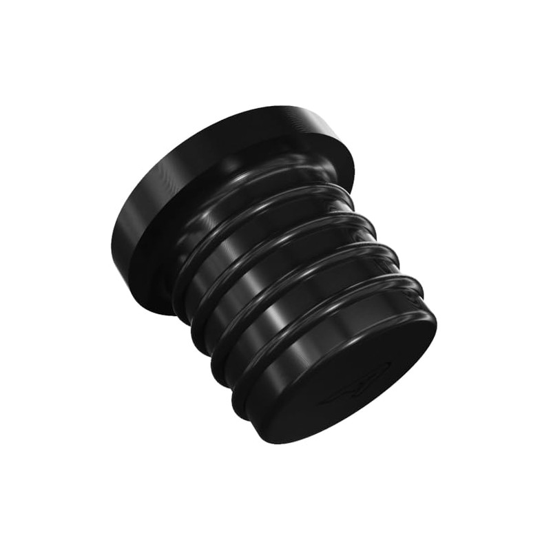 68mm / 2-11/16 inch Black Plastic Blanking End Cap Bung