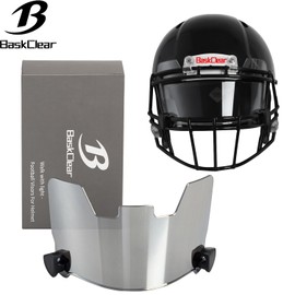 Football Visor Helmet Clear Visor, Scratch Resistant, UV Block, Anti-Fog, Anti-Cracking, Fits Youth and Adult Football Helmets. (ClearSilver)
