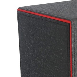 Qezodsx Card Storage Collectible Game Trading Card Box Card Carrying Organiser Fit for 160+ Cards Black