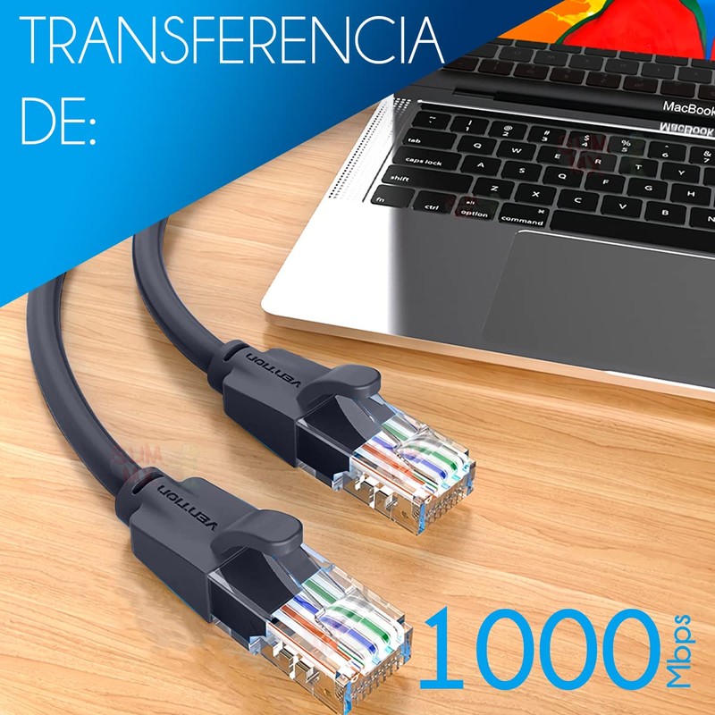 Vention Cable Ethernet Cat6 Cable de Red UTP de 3