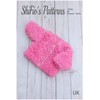 Crochet Pattern for Babies Loopy Cardigan, Babies Double Knitting Crochet