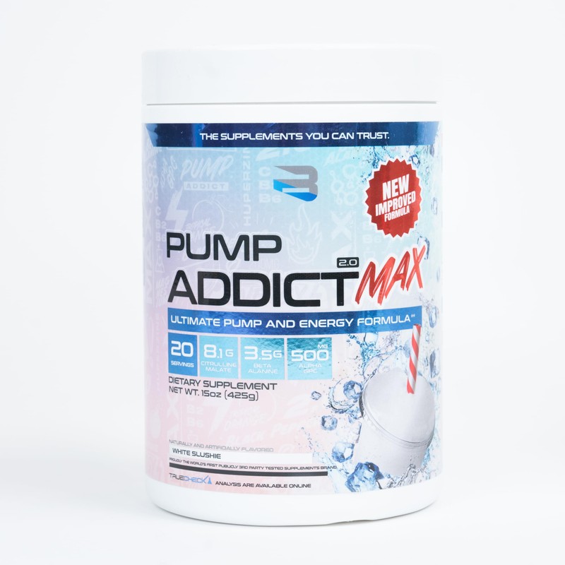 Believe Supplements - Pump Addict Max Pre-Workout Powder - Enhanced
