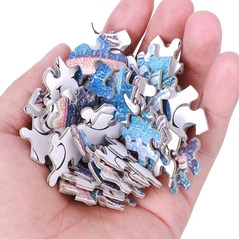 1000pcs Round Shape Jigsaw Puzzles Assembling Picture Toy Children Adult