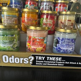 Smoke Odor Exterminator Candle Long-lasting Jar Household Room Freshener Scent Pet Perfume bathroom spray Court of Luxurious Room ambiance home home cleansing home  essentials - Scent: Blueberry dreamz