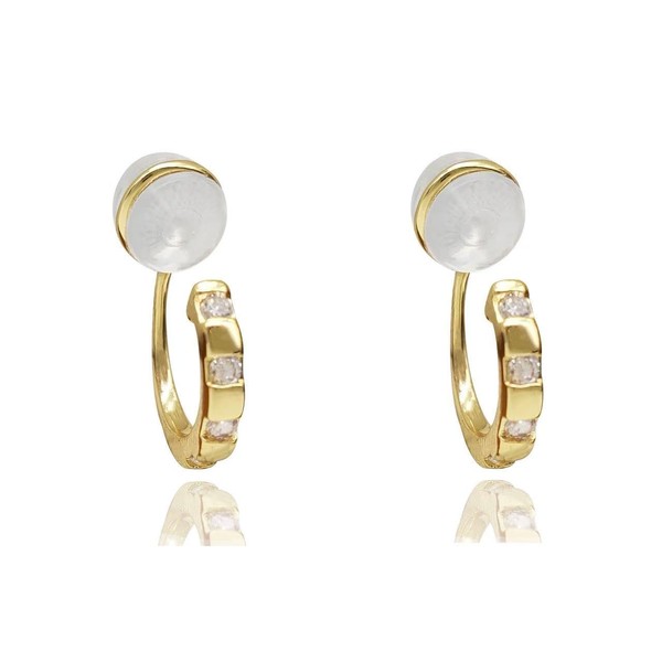 Clip On Earrings for Women – 18K Real Gold Plated