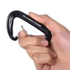 iBasingo BV1026 12KN Outdoor Carabiner, Multi-functional Climbing Ring, Aluminum Alloy