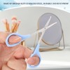 2 Pack Curved Craft Scissors Small Scissors Beauty Eyebrow Scissors