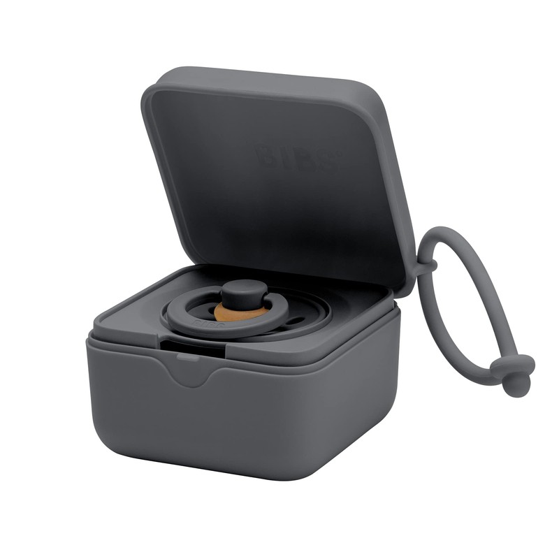 BIBS Dummy Box with Elastic Strap Steriliser Box for Dummies