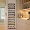 SWOMMOLY Adjustable Wall Mount Spice Rack Organizer, 12-Tier Dual-use (Multi-use)