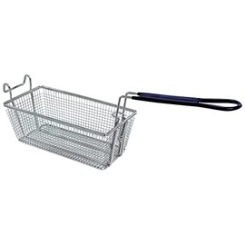 Bayou Classic 700-187 Fry Basket For 9-gal Stainless Bayou Fryer Features Cool Touch Handle Wire Mesh Basket Perfect For Frying Fish Shrimp Chicken Onion Rings Hushpuppies and Fries