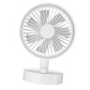 Desk Fan Strong Airflow Stepless Speed Quiet Portable Cooling Table