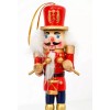 St Nicholas Square Wooden Hand Made 5 Inch Nutcracker Ornament