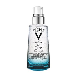 Vichy Mineral 89 Booster Mejorado: Sérum Dermatológico Hidratante y Rellenador Facial de Uso Diario con Ácido Hialurónico y Poliglutámico para Todo Tipo de Piel, Hidrata, Protege y Fortalece la Barrera Cutánea con Efecto Plump de Larga Duración, 50ml