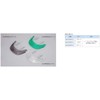 TOYO Venteeo Helmet with Ventilation, White (Green), Includes Styrofoam Liner