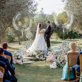 20 Pcs Bobo Balloons Clear Big Bubble Transparent Balloons Stretch-free for Birthday Wedding DIY Party Decoration (36 inches)