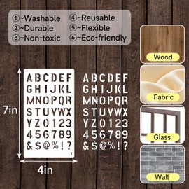 36 Pieces Journal Stencils for Bullet Dot Journaling Notebook Scrapbook, 4 x 7 Inch Planner Stencil DIY Drawing Templates Accessories Supplies Kit for Planners Cards Decorations (Journal)