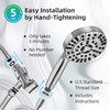 BESAQUO Shower Head,10 Functions High Pressure shower head with handheld,