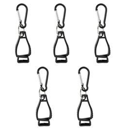 LUYING Glove Holder, One Side Carabiner Type, Glove Clip, Glove Clip, Multi Clip, Carabiner, Anti-Lost, Lightweight, Durable, Work Gloves, Work Man Towel Holder, One Side Carabiner Type, High