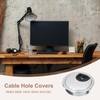 sourcing map Cable Hole Cover, 2Pcs 2-1/4 Inch ABS Desk