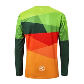 UGLY FROG Powersports-jerseys Men's Mountain Bike Jersey Long Sleeve Downhill MTB Shirts Moisture-Wicking and Quick Dry