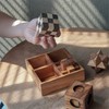 BSIRI Wooden Puzzle Box Set (4 Games) - Challenging Brain