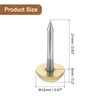 sourcing map 40Pcs Solid Brass Tacks, 12 mm Retro Upholstery