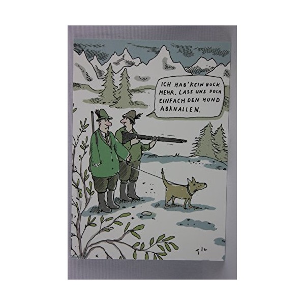 Postcard A6 • 68106 "Kein Bock mehr" by Inkognito •