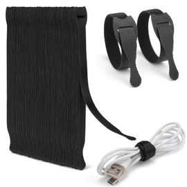 Zivacate Zivacate 120 Stck Wiederverschlie?bare Kabelbinder aus Nylon C [200 MM x 12 MM] Klettband Kabelb?nder fr Kabelmanagement C Ideale Kabel Organizer fr Schreibtisch Ladekabel, PC-Kabel