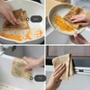 Japanese bamboo fiber kitchen towel – strong absorbency, quick-drying &