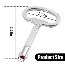 6mm Hole Enclosure Key for Switchgear Cabinets, Control Cabinets, Network Cabinets, GGD Cabinets, AE Boxes and a Series of Industrial Enclosures and Cabinets