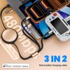 3 in 2 Multi Charging Cable, Retractable Car Charger for
