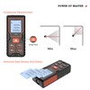 Laser Distance Meter Infrared Backlit LCD Tape Measure Distance Area