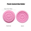 20 Pieces Eyelash Glue Holders Disposable Plastic Glue Palette Stand