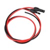 Conectores Par de Rojo, 2pcs Cables de PV de Panel
