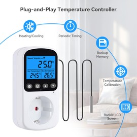 INKBIRDPLUS Thermostat Heating Cooling with German