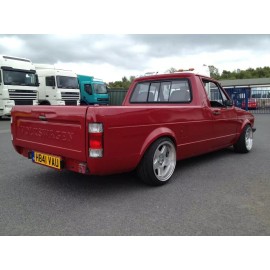 Volkswagen VW VOLKSWAGEN CADDY RABBIT PICKUP TRUCK TAIL LIGHTS RED/WHITE MK1 .