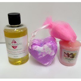 Romance Night in Gift Set with Romance Massage Oil