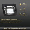 Gempro LED License Plate Light Lamp Assembly Replacement For 2003-2018
