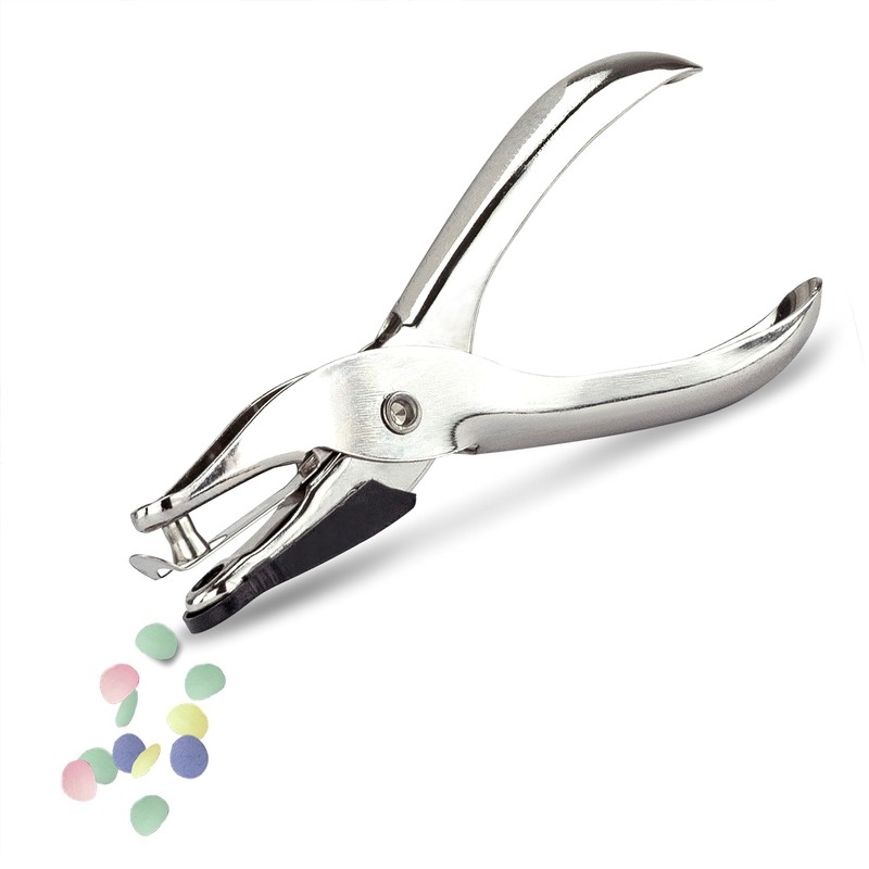 Rapesco PF25A001 Single Hole Punch Model 25, 10 Sheet Capacity,