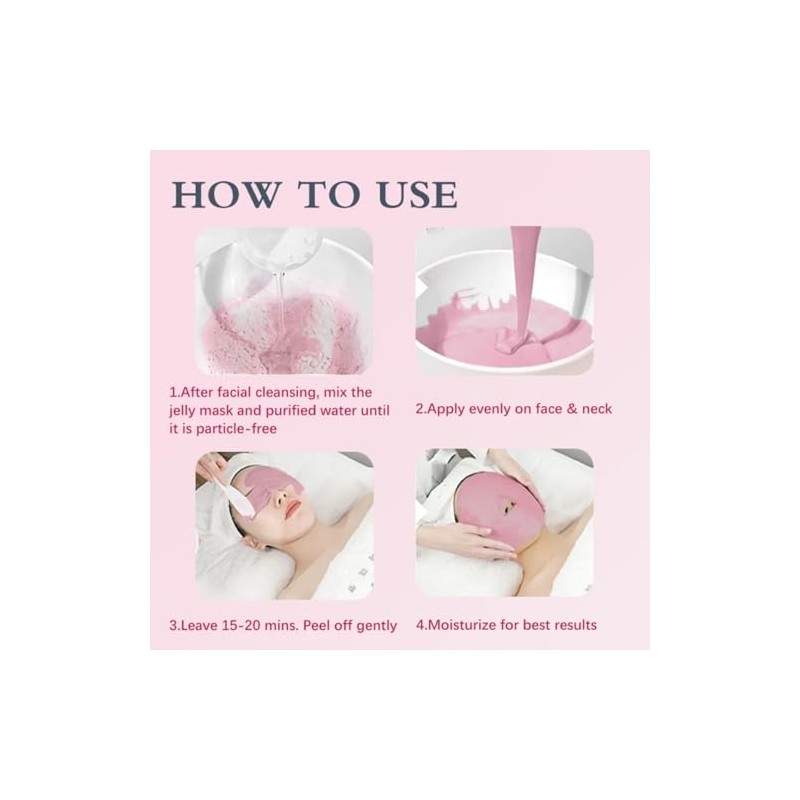 Jelly Mask Pink Facial Peel PDRN Salmón DNA