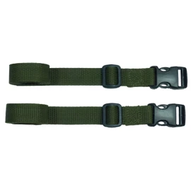 Webbing Strap with Quick Release Buckle, Pack of 2 (Olive Green, 50cm)