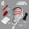 10 Seconds - Proline Lacrosse Stringing Kit Mesh, Weather-Resistant and