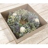 KI Japan 163169 WH Antique Wreath, φ9.1 x 2.6 inches