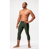 DEVOPS 2 Pack Men's 3/4 Compression Pants Athletic Leggings (X-Large,