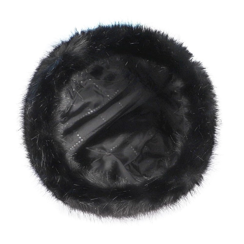 Men Winter Trapper Hat Faux Fur Russian Trooper Hat Furry