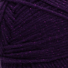 RED Heart E707D.5005 Comfort Shimmers Yarn, Purple