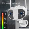 Dual Lens Security Camera 1080P HD 165 Degree Wide Angle