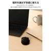 Elecom M-FBL01DBXSBK Wireless Mouse, Quiet, 5 Buttons, Medium, Black