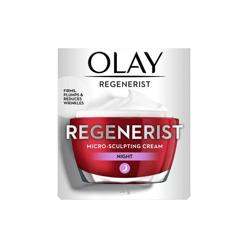 Olay Regenerist Micro-Sculpting Night Face Cream Moisturiser 50g