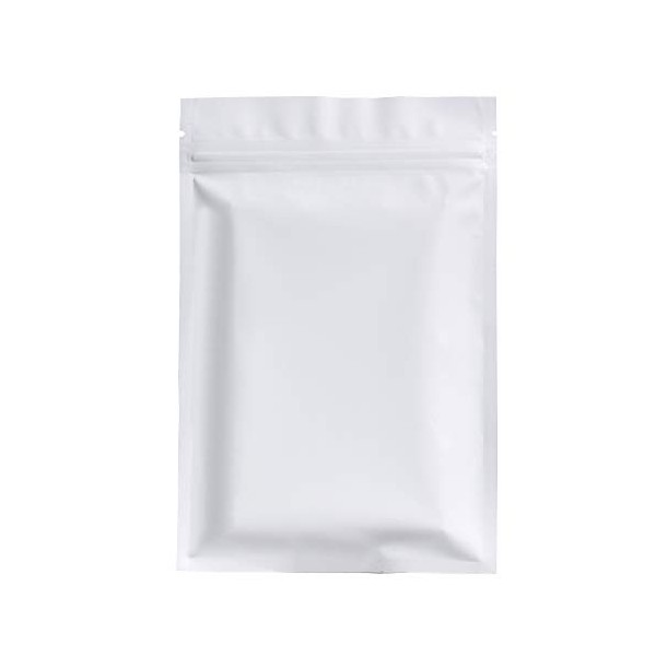 QQ Studio 100pcs Double-Sided Matte Foil Flat Packaging Zipper Seal